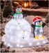Feeric Lights & Christmas Kerstverlichting figuur - iglo met pinguins - 49 cm - LED
