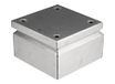 RS PRO Roestvrijstalen klemkast IP66, BxDxH 150mm x 150mm x 80mm