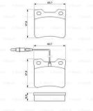 Bosch Remblokken Bp106 0 986 494 000