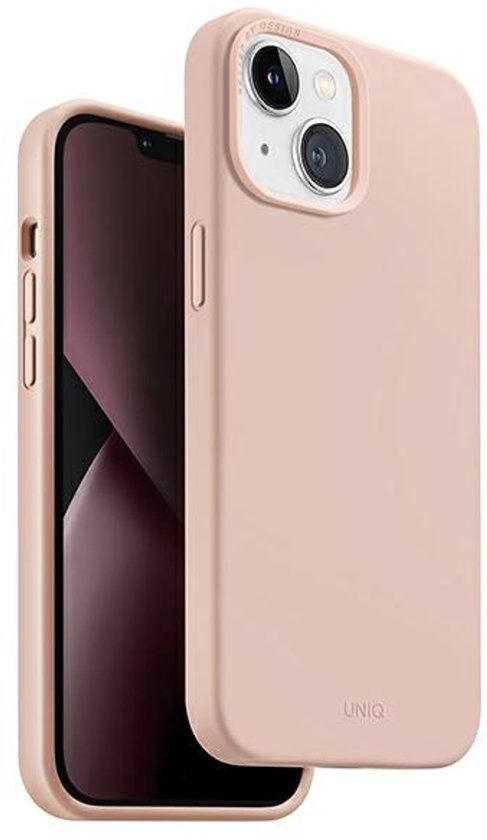 UNIQ Lino - Telefoonhoesje - iPhone 14 Plus - Blush Pink