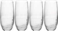 Mikasa Treviso Longdrink Glazen, Set van 4, 0.4 L, Loodvrij Glas, Transparant