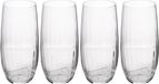 Mikasa Treviso Longdrink Glazen, Set van 4, 0.4 L, Loodvrij Glas, Transparant