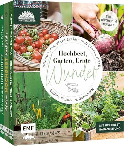 Garten, Edition Michael Fischer Garten, Hochbeet, Ernte-Wunder - Drei Bücher im Bundle