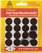 Deltafix Anti-krasvilt - 16x - Noir - 22 mm - Rond - Auto-adhésif - Feutre de protection pour meubles