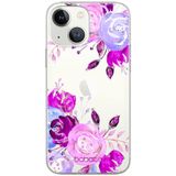 ERT GROUP mobiel telefoonhoesje voor Apple Iphone 13 MINI origineel en officieel erkend Babaco patroon Flowers 005 optimaal aangepast aan de vorm van de mobiele telefoon, gedeeltelijk bedrukt