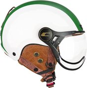 CGM EBI skihelm unisex volwassenen, wit groen rood mat, L (59 cm)