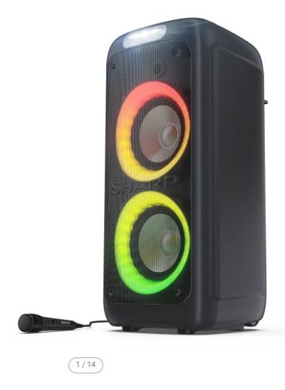 Sharp PS-949 XPARTY Streetbeat Partyspeaker - 130W - Bluetooth - Zwart