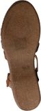 Sixth Sense CHEN Catherine Sandalen met plateauzool en bandjes, Parijs, Vrouwen, Bruin, Maat 40
