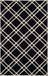 Safavieh Cambridge Collection CAM142 Vloerkleed, Wol, Zwart & Ivoor, 152 x 244 cm
