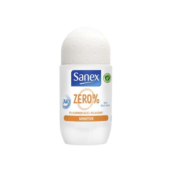 Sanex Zero% Sensitive Roll-on Deodorant - 50ml