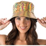CHAKS Bucket Hoedje Goud Iriserend