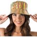 CHAKS Bucket Hoedje Goud Iriserend
