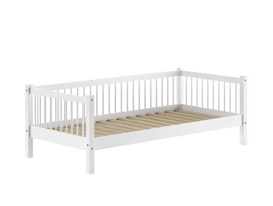 Vipack Kajuitbed Forrest 90x200 cm - Massief Beukenhout - Wit