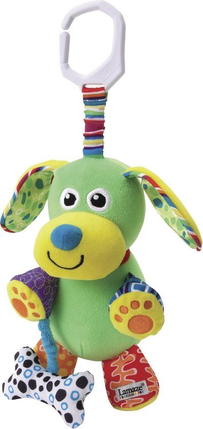 Lamaze Puppy met geluid - LC27023 - Hangend babyspeelgoed - Multi