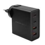 Qoltec 52383 GaN POWER PRO Serie Chargeur 130W Noir