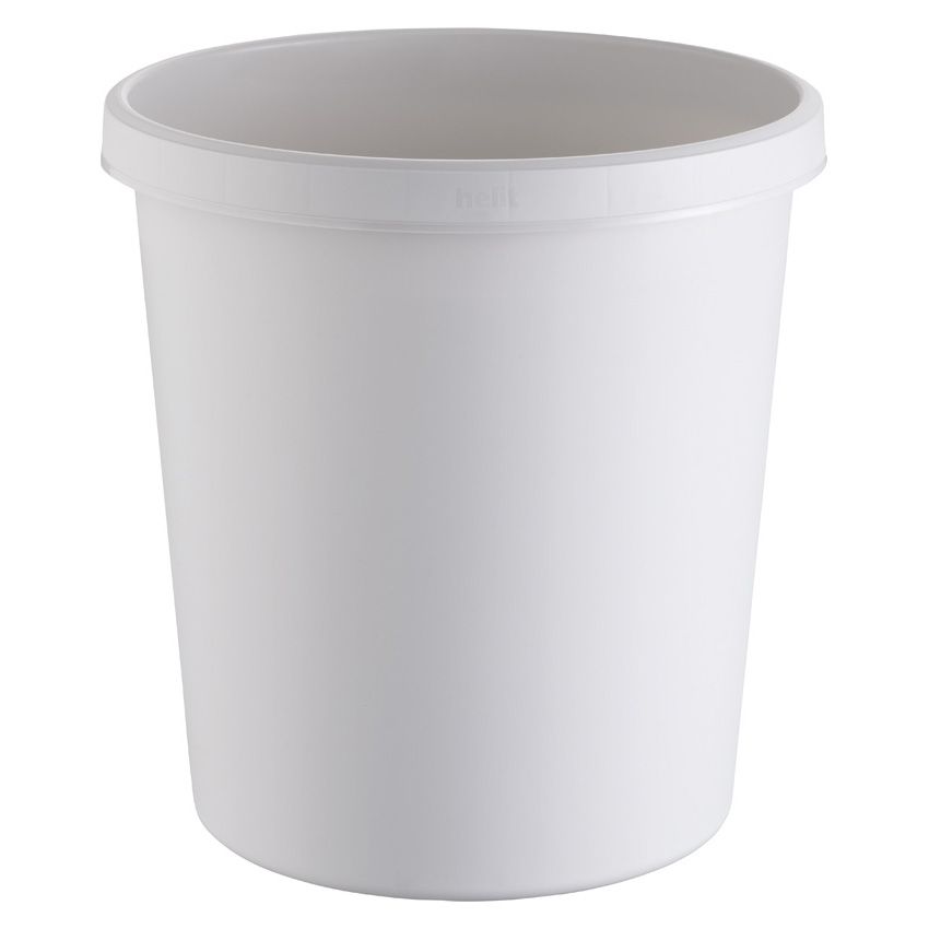 helit H6105882 Vuilnisbak - 18 Liter - Grijs - Rond - Kunststof - 33,5 cm