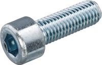 Hoenderdaal Fasteners HOENDERDAAL Binnenzeskantbout CK DIN912 8.8 M4x10 ELVZ (200 stuks)
