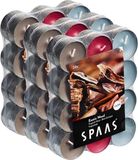 Spaas Geurtheelichtjes/waxinelichtjes - 72x - Exotic Wood - 4,5 branduren