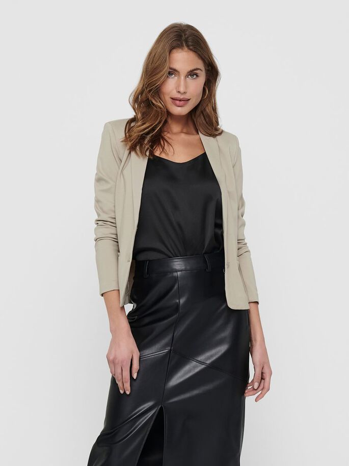 ONLY ONLPOPTRASH LIFE Blazer - Women - Size S - Grey