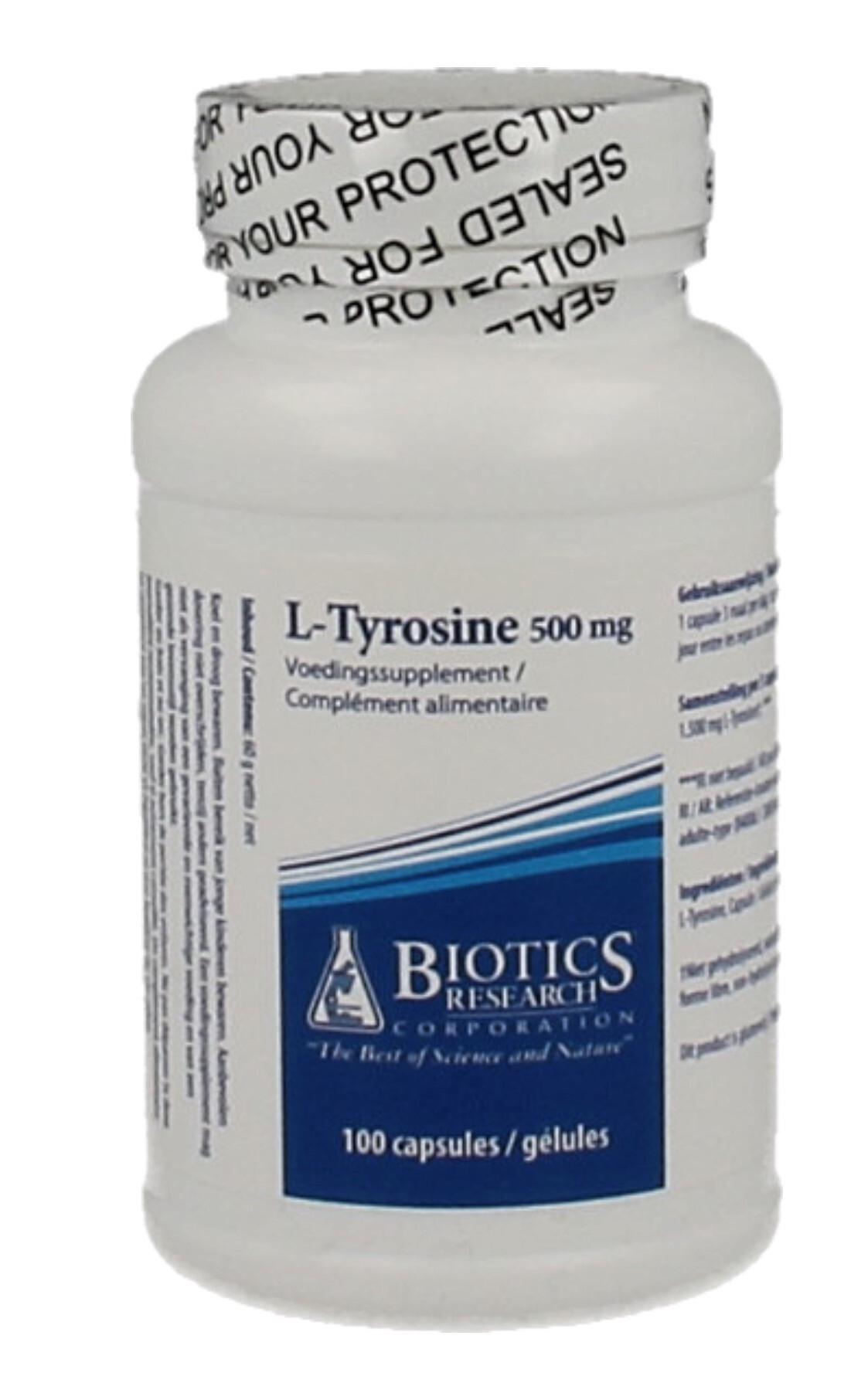 Biotics L-Tyrosine 500mg Capsules