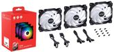 XPG VENTO 120 ARGB PWM 3 Pack, Black