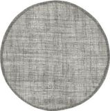 Home Delight Set/6 nappe en lin rond foncé gris