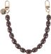 AVY Polsband Telefoonkoord | Armband | Rosario Brown | Kort Koord | Universeel voor alle Hoesjes | Geschikt voor iPhone, Samsung en meer | 32cm | Kralen | Brown