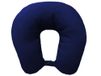 Lemos Home Nekkussen met microvezelvulling, comfortabel reiskussen voor vliegtuig, auto, kantoor, ideaal voor camping, vakantie en reisgadgets (marineblauw)