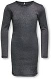 ONLY KIDS ONLY Jurk KOGTRINNY Zwart Glitter Katoen Maat 134/140