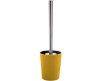 Spirella Takeo Toiletborstel met Houder – Geel/Zilver