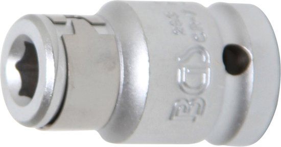 BGS 293 | Bit-adapter met borgbal | 12,5 mm (1/2") - aandrijving binnenzeskant 8 mm (5/16")