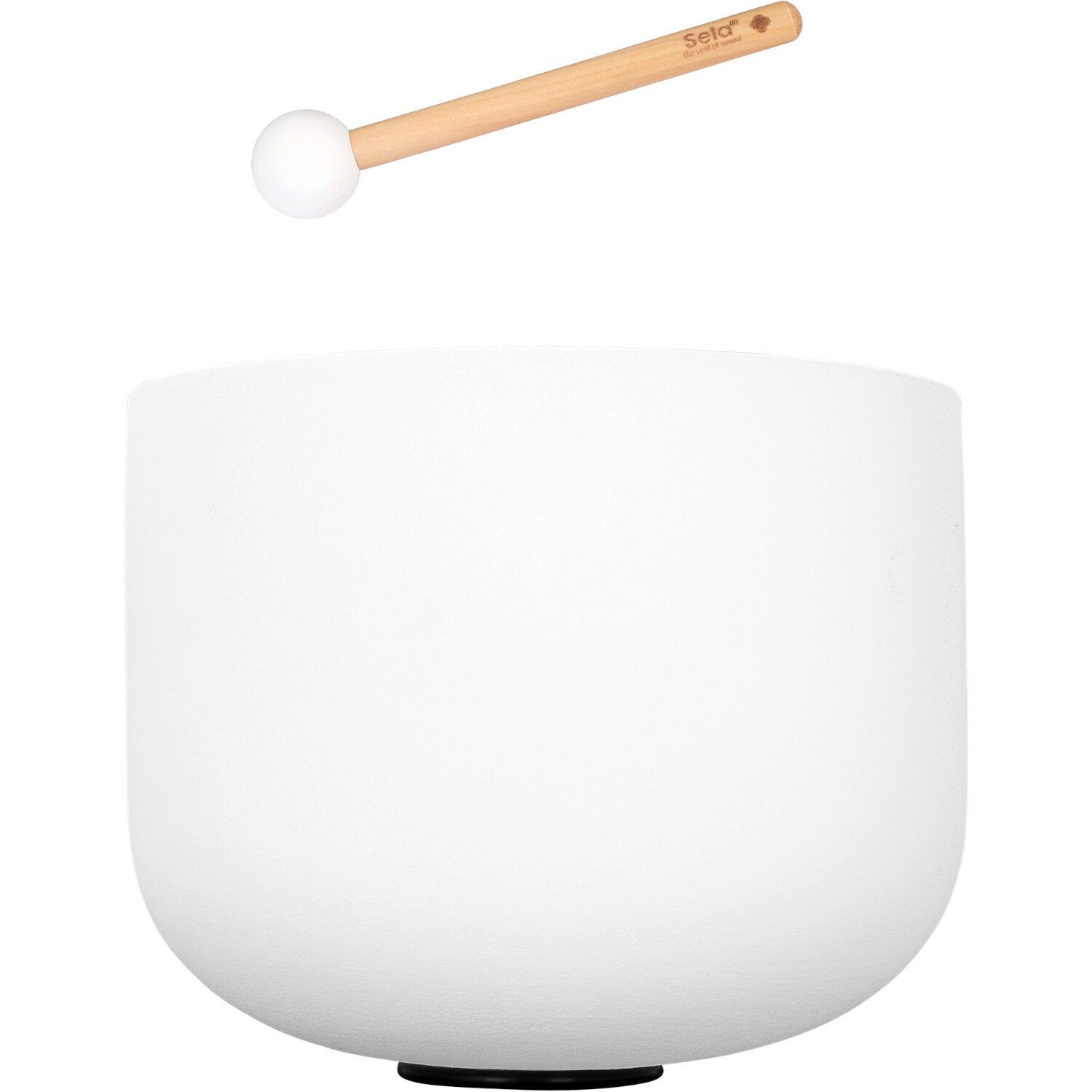 Sela SECF12E Crystal Singing Bowl Set - Frosted (E: 440 Hz)