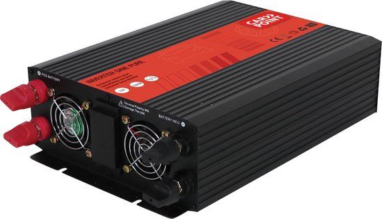 Carpoint Omvormer 12v naar 230V - 1500W - Zuivere Sinus