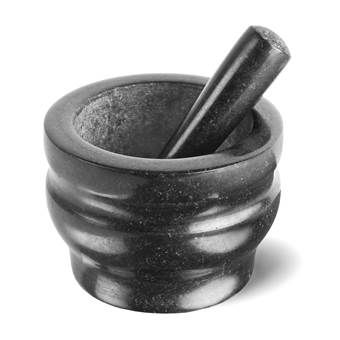 Cole & Mason Granieten Vijzel Ø 18 cm - Zwart