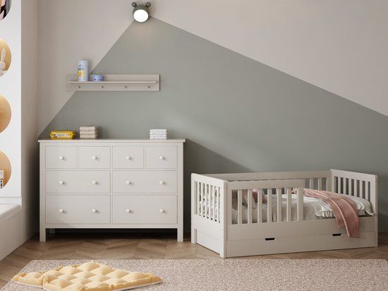 Cabino Born Lucky Peuterkamer Met Lade Joan Clay met Commode Bretagne