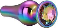 Dream Toys Buttplug GLEAMING LOVE COLOURED PLEASURE PLUG L Multicolours