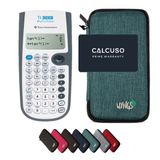 Texas Instruments TI-30XB MultiView Wetenschappelijke Rekenmachine met WYNGS Beschermhoes - Turkoois