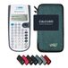 Texas Instruments TI-30XB MultiView Wetenschappelijke Rekenmachine met WYNGS Beschermhoes - Turkoois