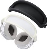 kwmobile band voor koptelefoon - Geschikt voor Apple AirPods Max / AirPods Max 2 - Hoofdband cover van zacht siliconen materiaal - Zwart
