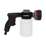 Tornillo Cofan Multifunctioneel spuitpistool met 6 standen en zeepdispenser van 500 ml, perfect voor tuinieren en reiniging