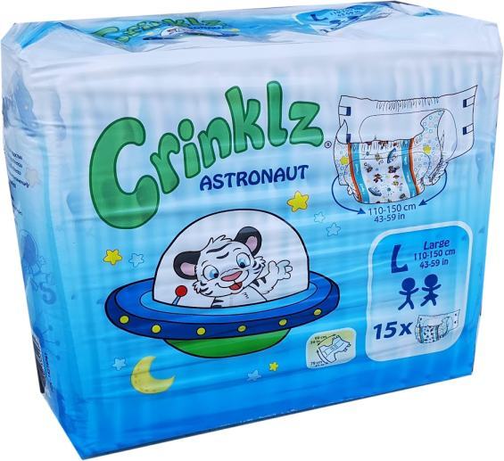 Crinklz Crinklz Astronaut Luierbroek voor volwassenen