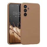 kwmobile Samsung Galaxy A54 5G hoesje - Back cover met siliconen coating - Cappuccino