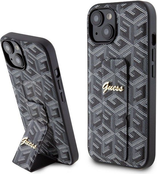 Guess G-Cube Grip Back Case for Apple iPhone 15 - Black