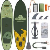 Retrospec Opblaasbaar Supboard - 320 cm - Groen / Geel