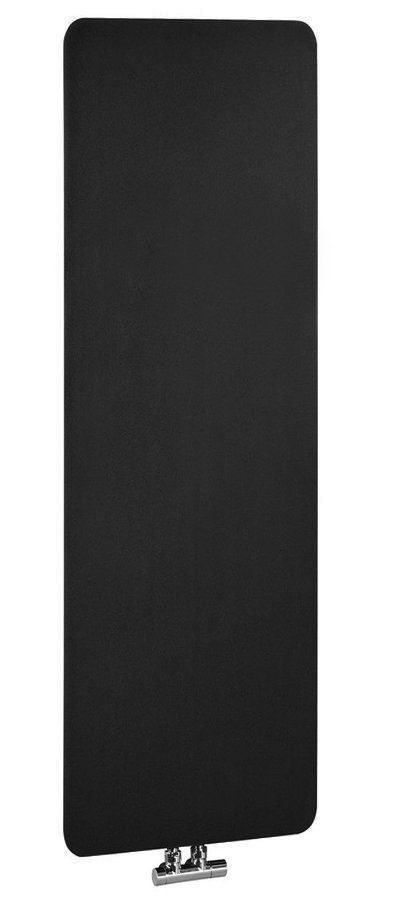 Sapho Tabella badkamerradiator - 37x119cm - mat zwart