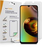 kwmobile Set of 3 Screen Protectors Compatible with Samsung Galaxy A50 - Anti-Glare Anti-Fingerprint Display Films - Matte