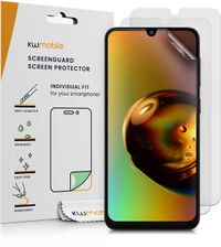 kwmobile Set of 3 Screen Protectors Compatible with Samsung Galaxy A50 - Anti-Glare Anti-Fingerprint Display Films - Matte