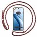 Tumundosmartphone Transparante beschermhoes voor Realme C51 met koord roze/goud