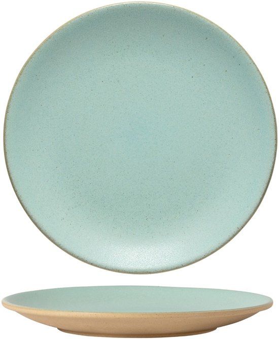 Costa Nova Ontbijtborden / Dessertborden Arenito Aqua ø 22 cm - 6 stuks