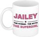Bellatio Decorations Jailey Woman Myth Supergirl Koffiemok - Oudroze - 300 ml